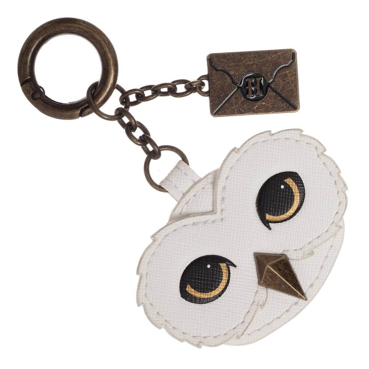 Harry Potter Hedwig and Envelope PU Leather Keychain - Olleke Wizarding Shop Amsterdam Brugge London