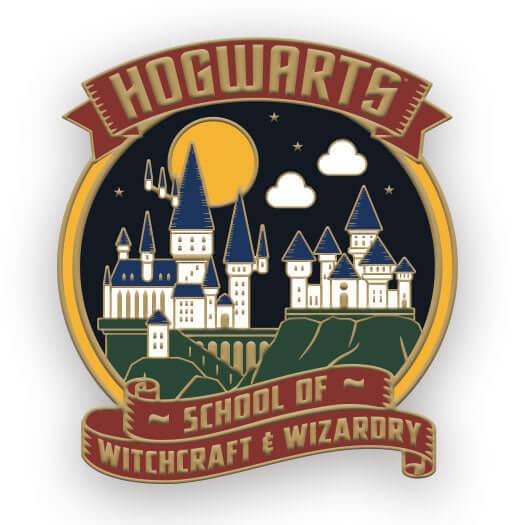 Harry Potter Hogwarts Enamel Pin - Olleke Wizarding Shop Amsterdam Brugge London