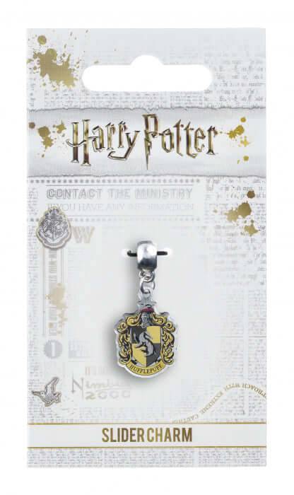 Harry Potter Hufflepuff Crest Slider Charm - Olleke Wizarding Shop Amsterdam Brugge London