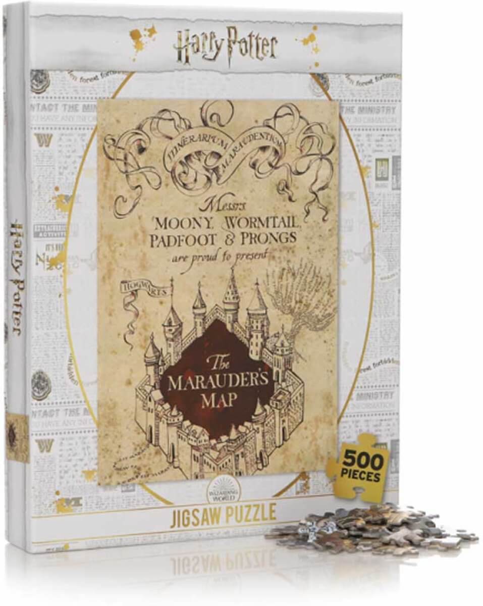 Harry Potter Jigsaw Puzzle - Marauder's Map - Olleke Wizarding Shop Amsterdam Brugge London