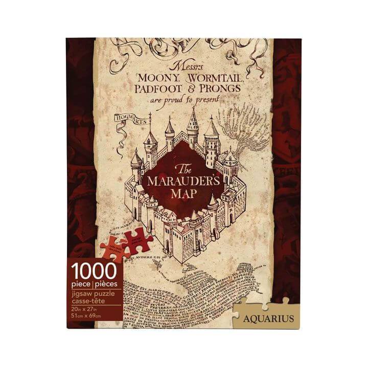 Harry Potter Jigsaw Puzzle Marauders Map - Olleke Wizarding Shop Amsterdam Brugge London