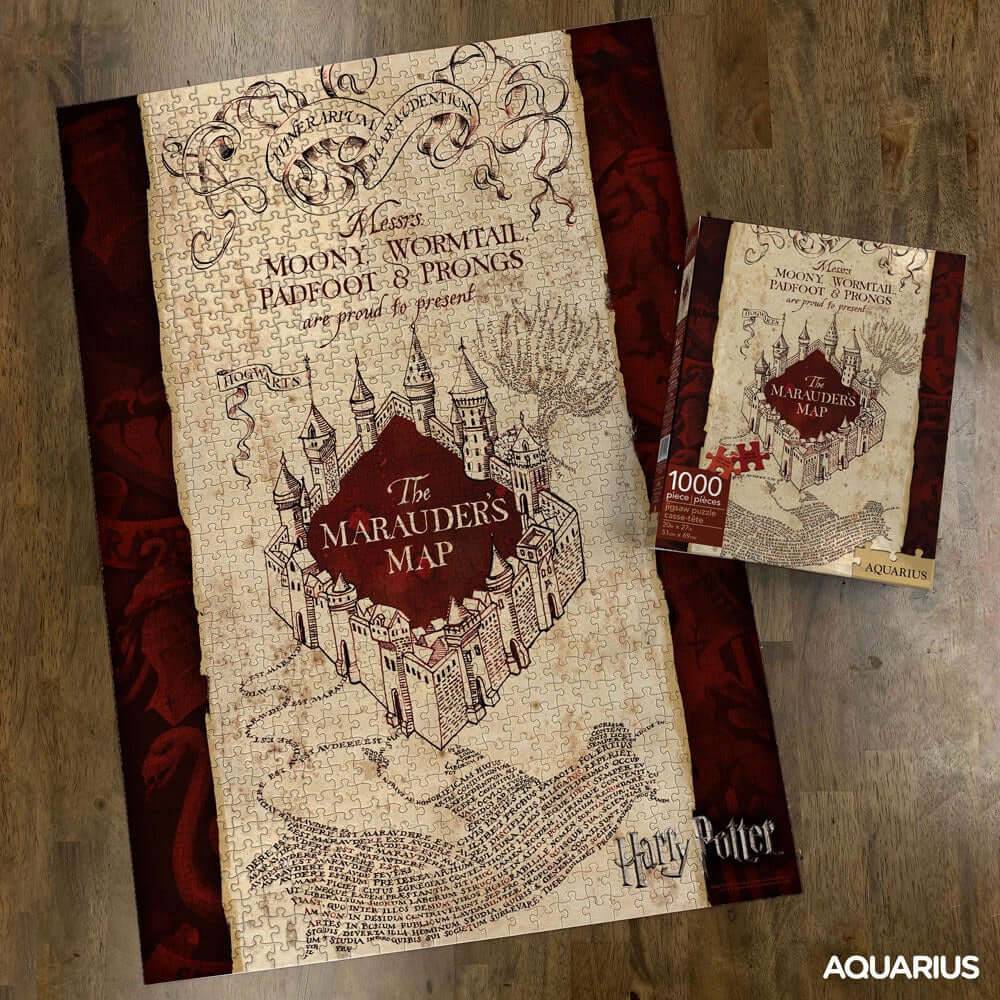 Harry Potter Jigsaw Puzzle Marauders Map - Olleke Wizarding Shop Amsterdam Brugge London