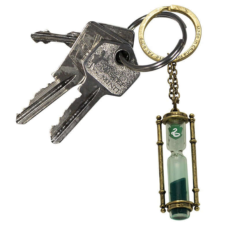 Harry Potter Keychain Slytherin hourglass - Olleke Wizarding Shop Amsterdam Brugge London