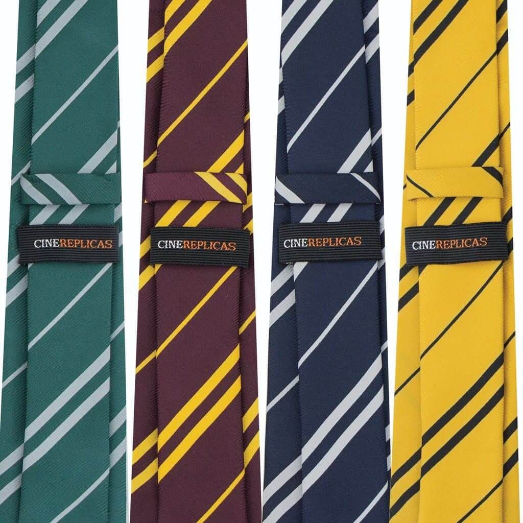 Harry Potter Kids Hufflepuff necktie - Olleke Wizarding Shop Amsterdam Brugge London