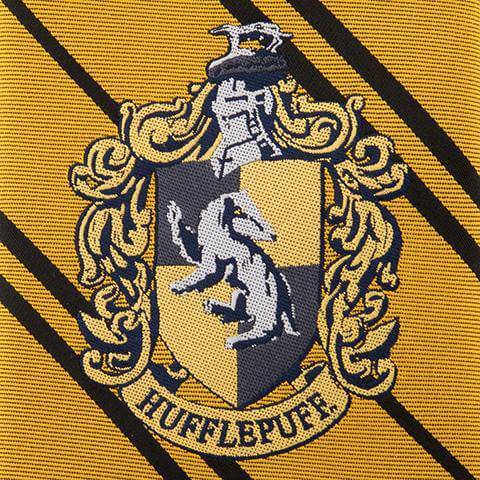 Harry Potter Kids Hufflepuff necktie - Olleke Wizarding Shop Amsterdam Brugge London