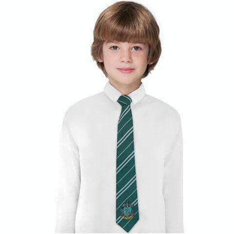 Harry Potter Kids Slytherin necktie - Olleke Wizarding Shop Amsterdam Brugge London