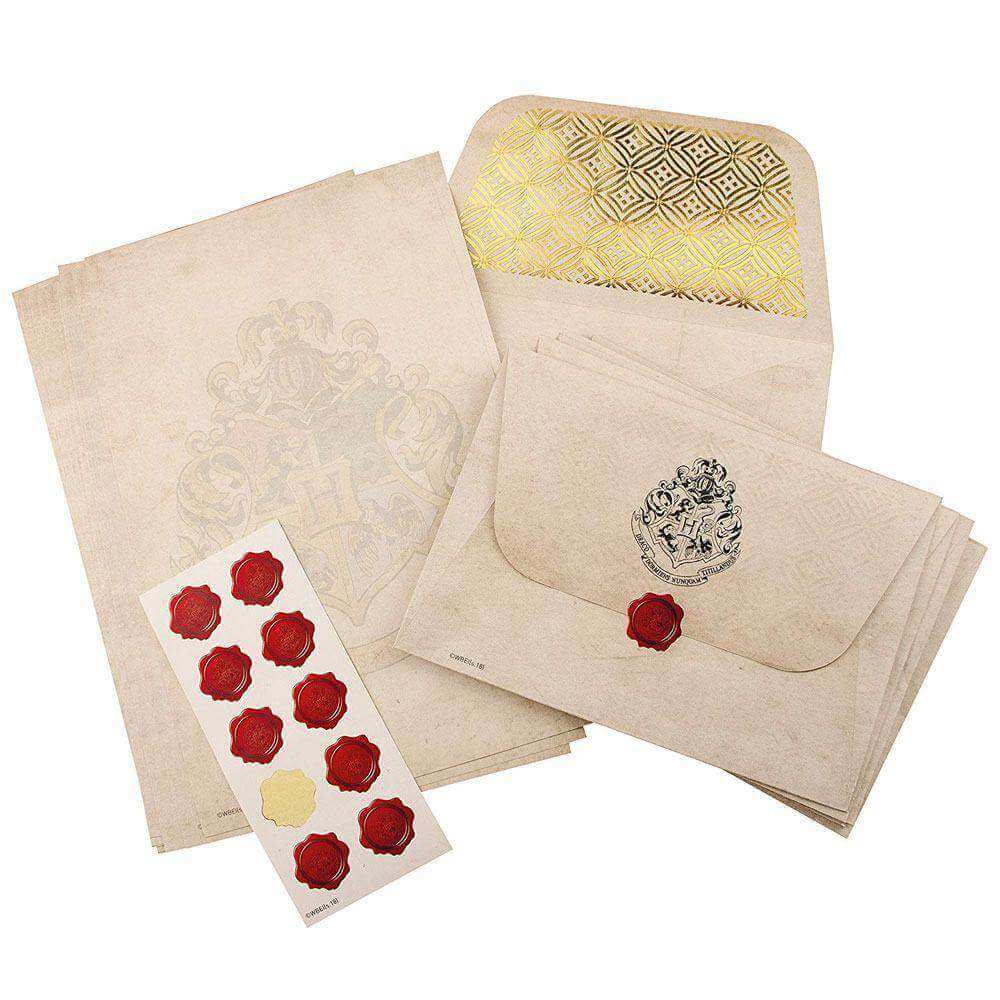 Harry Potter Letter Writing Set Hogwarts - Olleke Wizarding Shop Amsterdam Brugge London