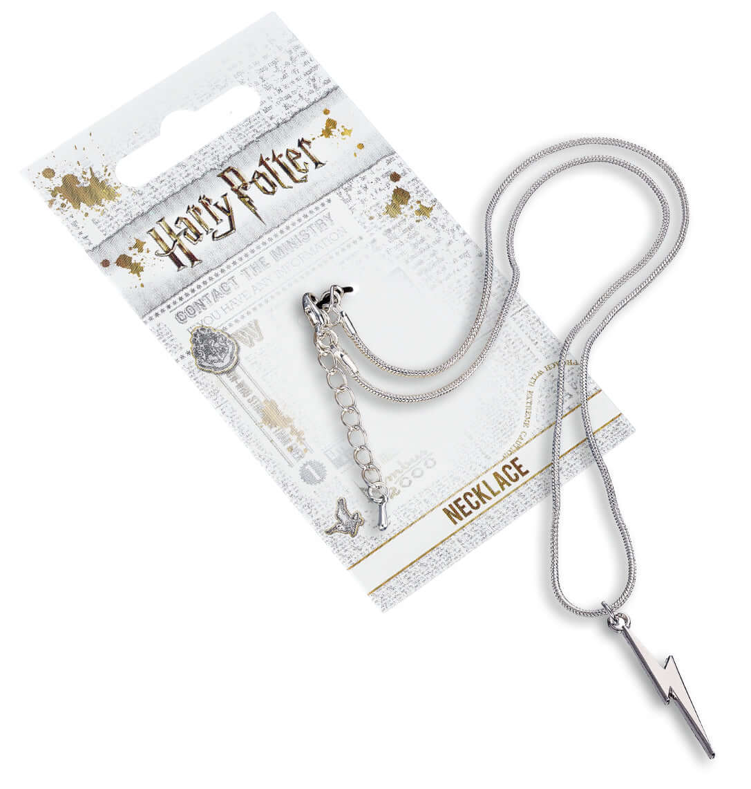 Harry Potter Lightning Bolt Necklace - Olleke Wizarding Shop Amsterdam Brugge London