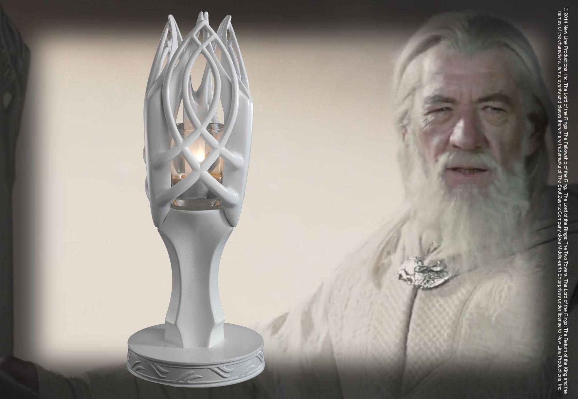 The Staff of Gandalf the White Candle Holder - Olleke Wizarding Shop Amsterdam Brugge London