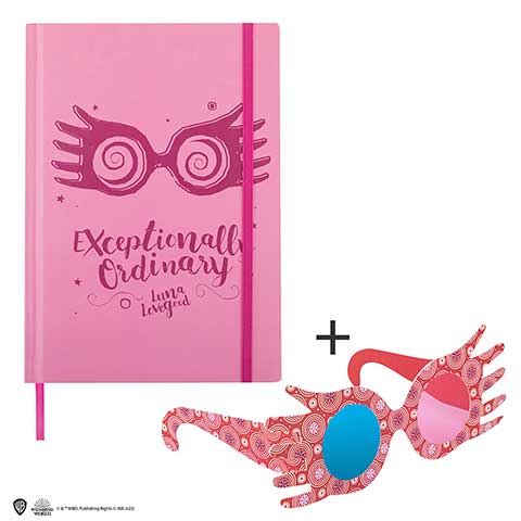 Harry Potter Luna Lovegood Notebook - Olleke Wizarding Shop Amsterdam Brugge London