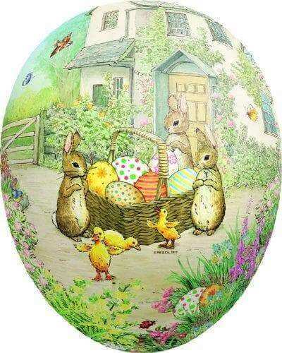 Beatrix Potter Cardboard Easter Egg - Olleke Wizarding Shop Amsterdam Brugge London