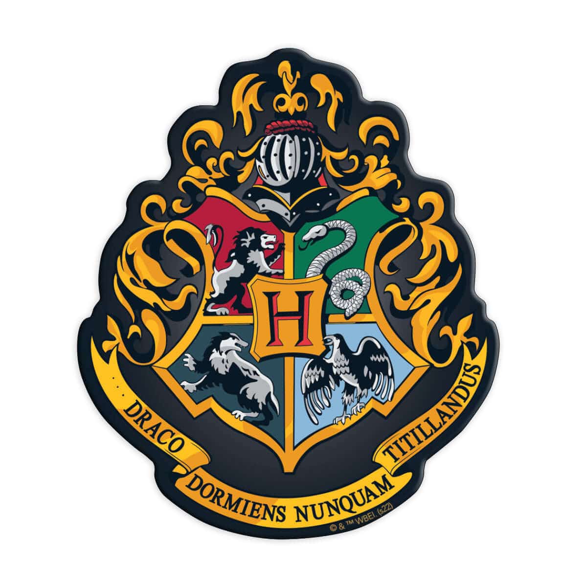 Harry Potter Fridge Magnet - Hogwarts Crest - Olleke Wizarding Shop Amsterdam Brugge London