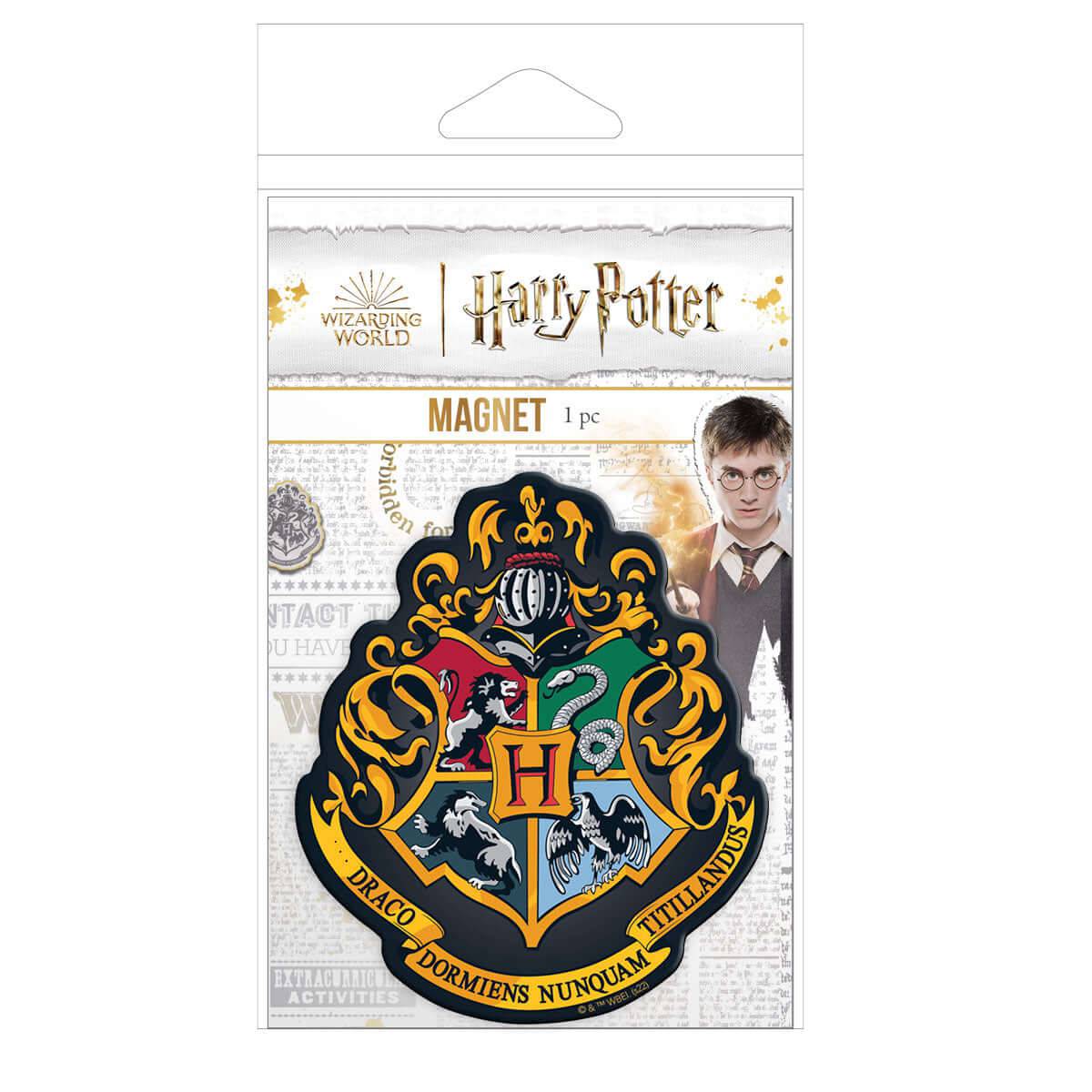 Harry Potter Fridge Magnet - Hogwarts Crest - Olleke Wizarding Shop Amsterdam Brugge London