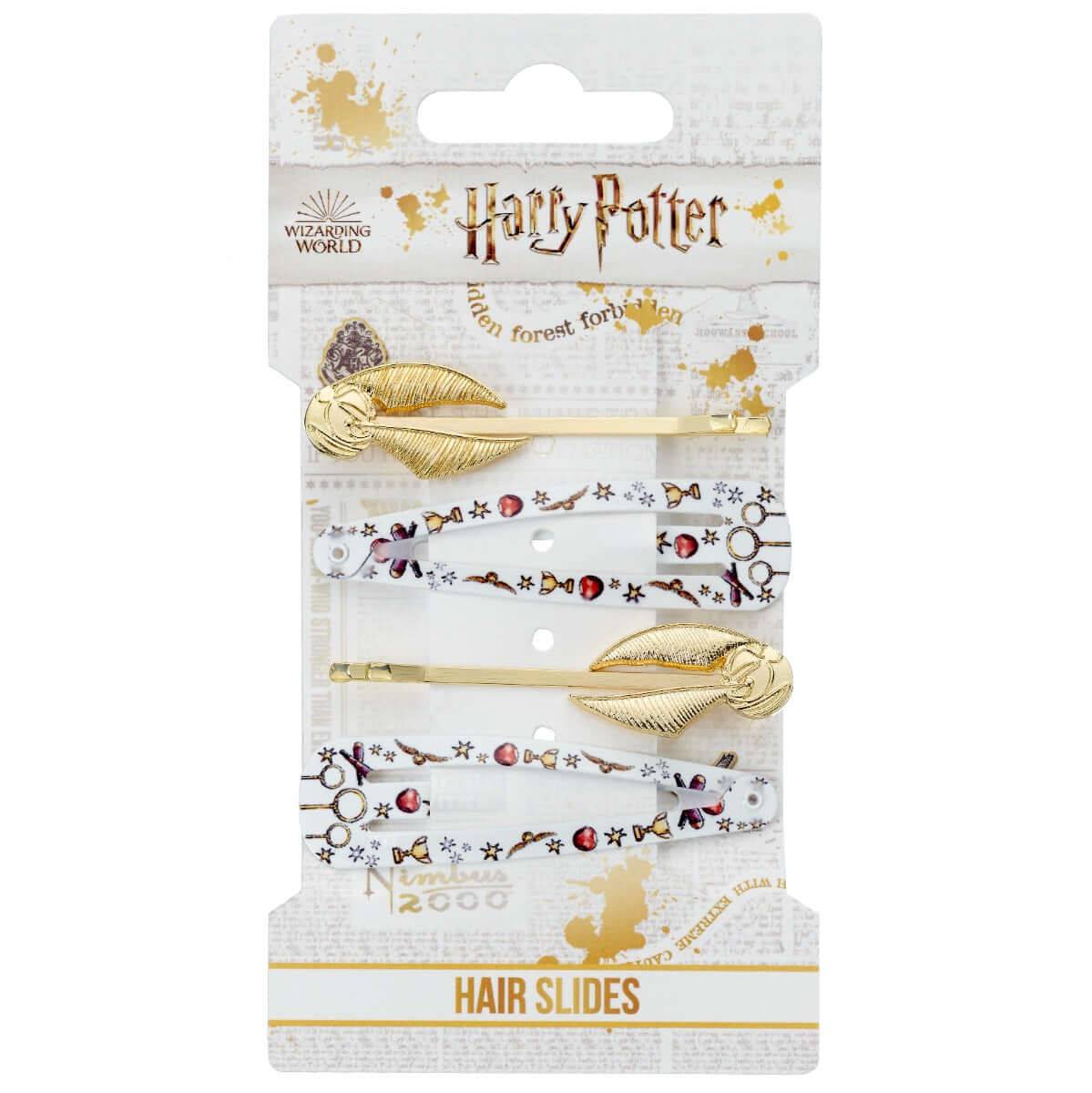 Harry Potter Golden Snitch Hair Clip Set - Olleke Wizarding Shop Amsterdam Brugge London