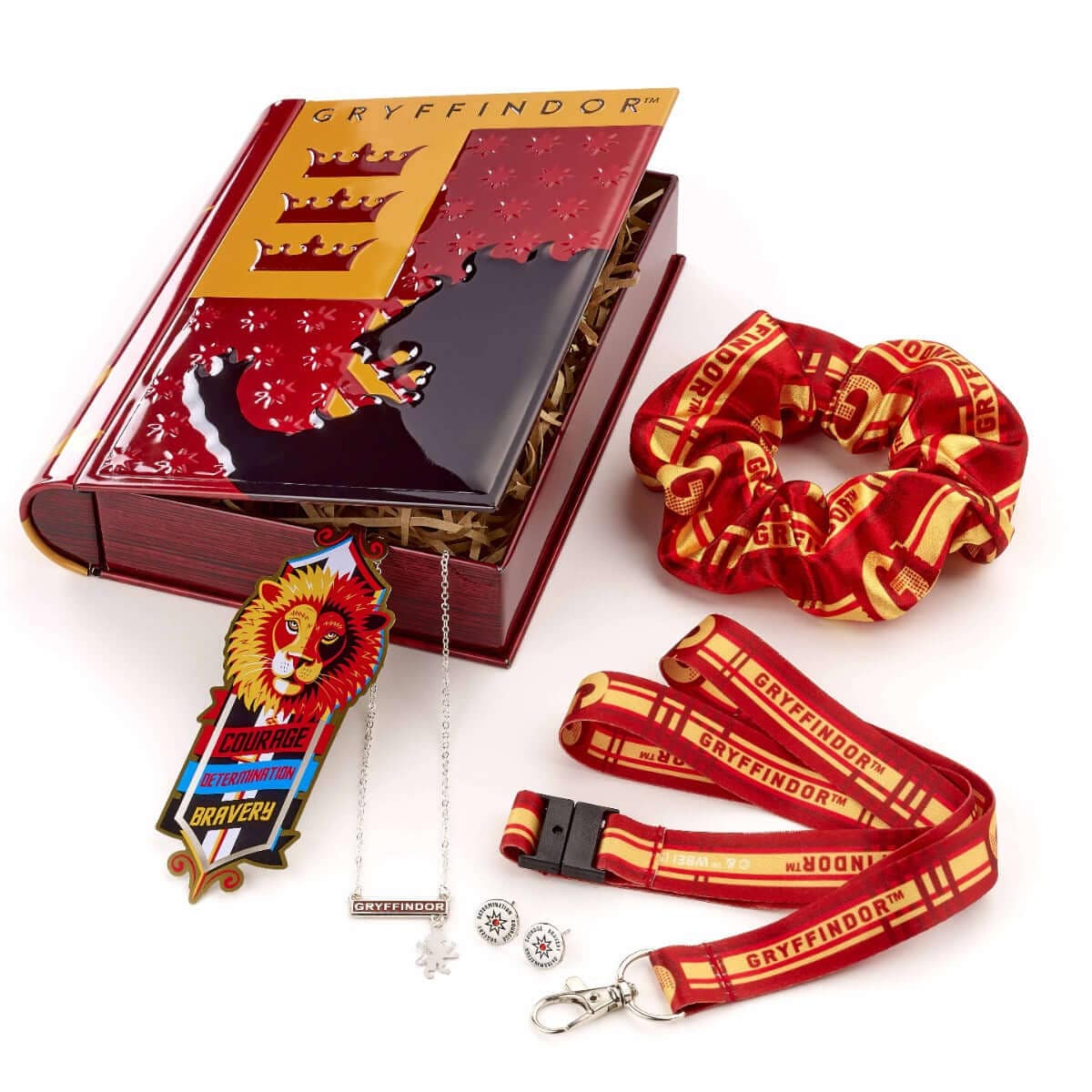 Harry Potter Gryffindor House Tin Gift Set - Olleke Wizarding Shop Amsterdam Brugge London