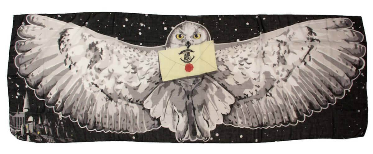 Harry Potter Hedwig Lightweight Wing Scarf - Olleke Wizarding Shop Amsterdam Brugge London