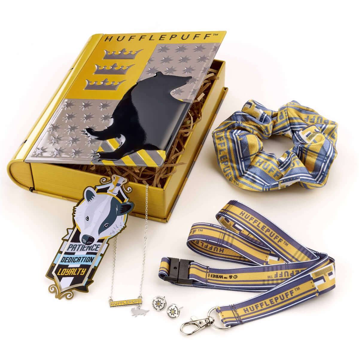 Harry Potter Hufflepuff House Tin Gift Set - Olleke Wizarding Shop Amsterdam Brugge London