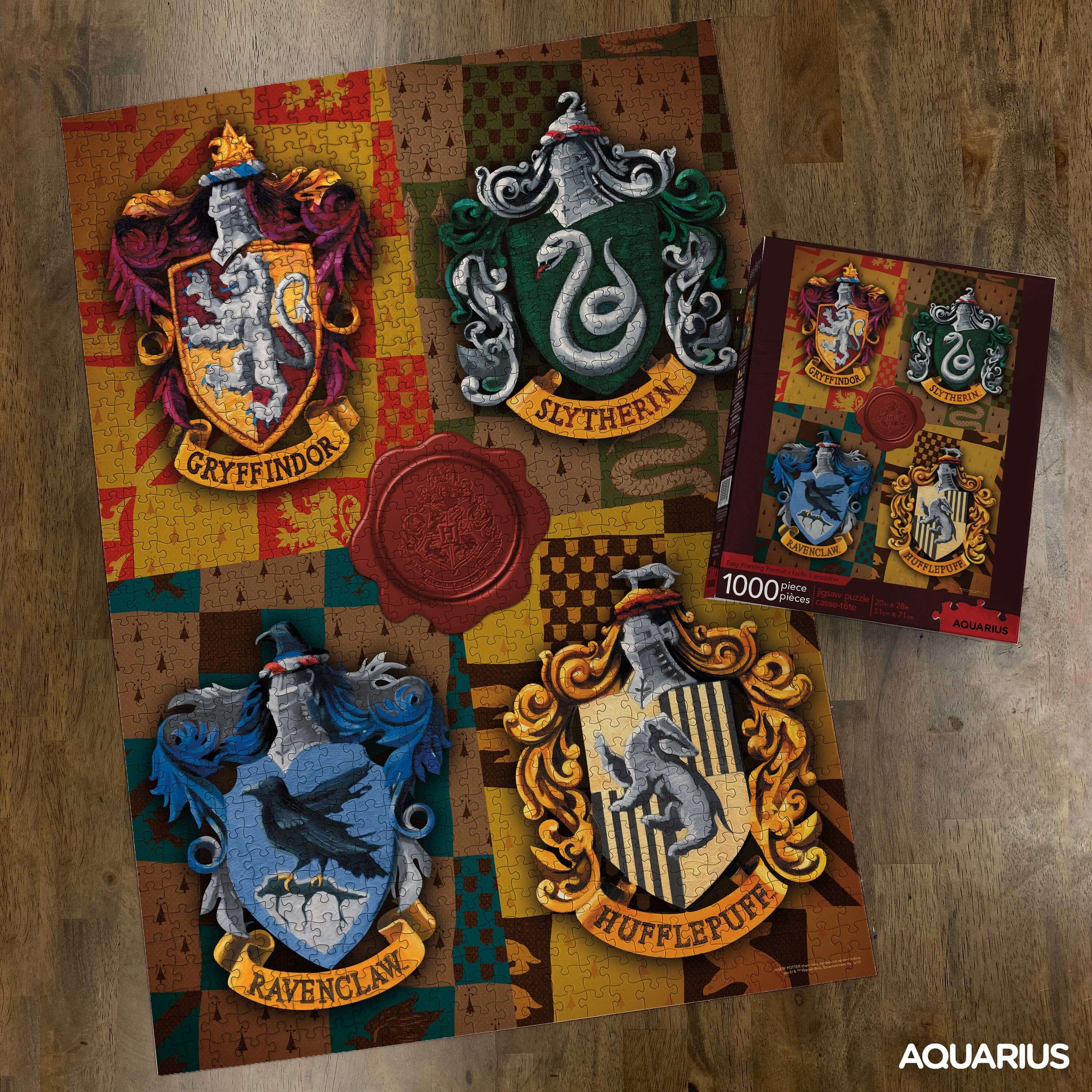 Harry Potter Jigsaw Puzzle 4 Houses - Olleke Wizarding Shop Amsterdam Brugge London