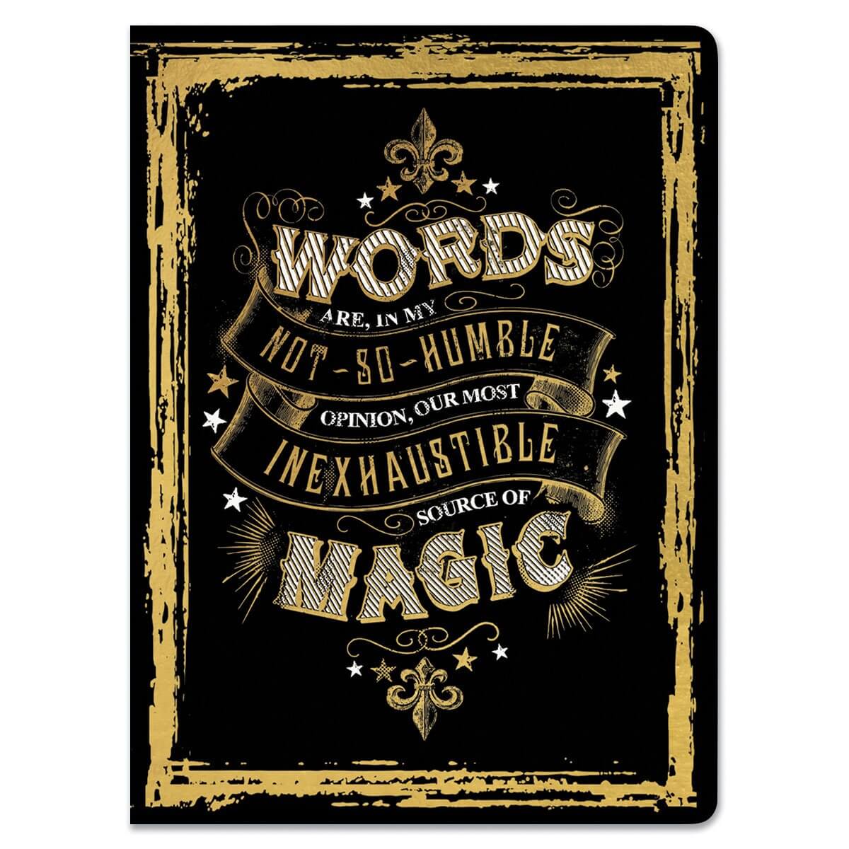 Harry Potter Magical Words Softcover Journal - Olleke Wizarding Shop Amsterdam Brugge London