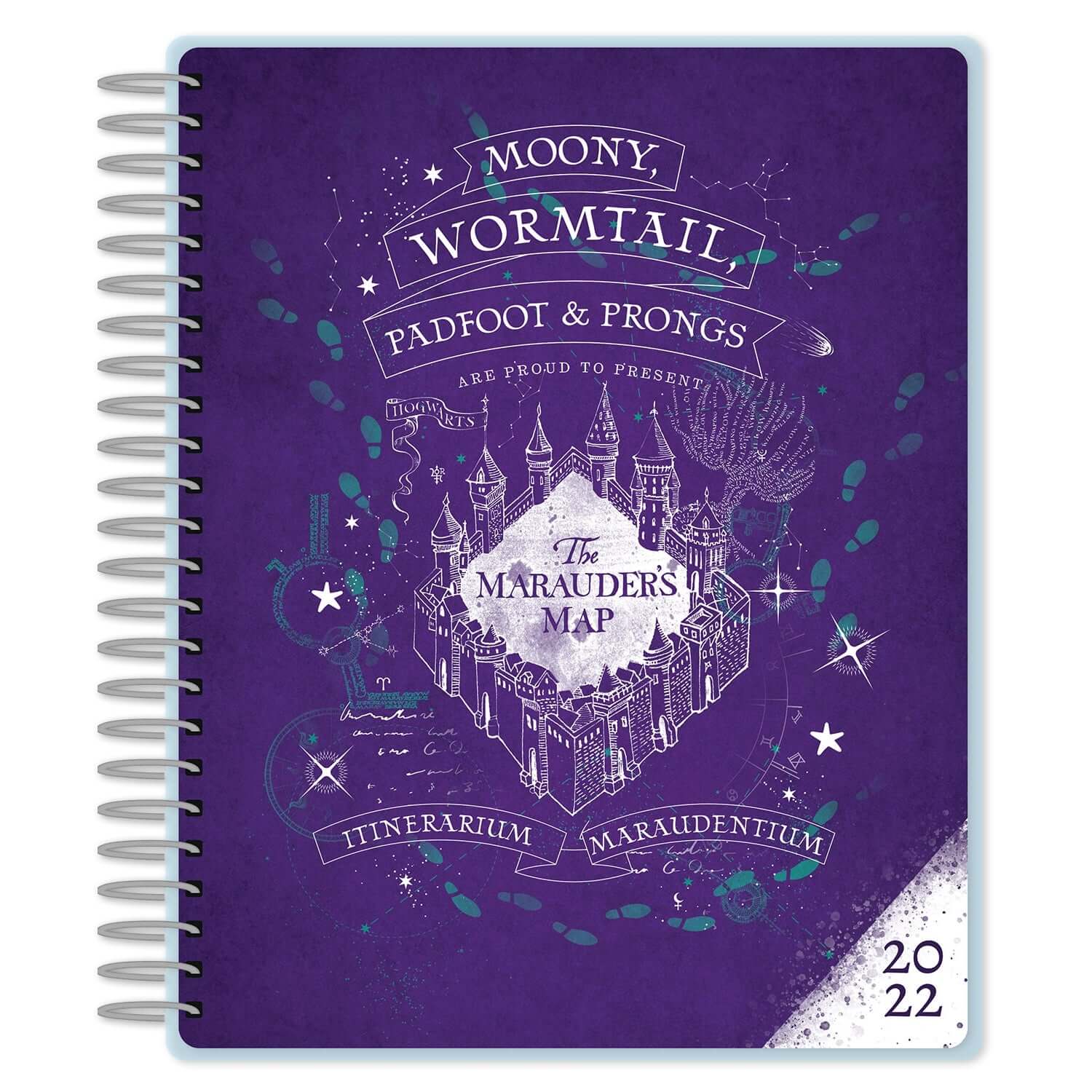 Harry Potter Marauder's Map Purple 12 Month Planner Set - Olleke Wizarding Shop Amsterdam Brugge London