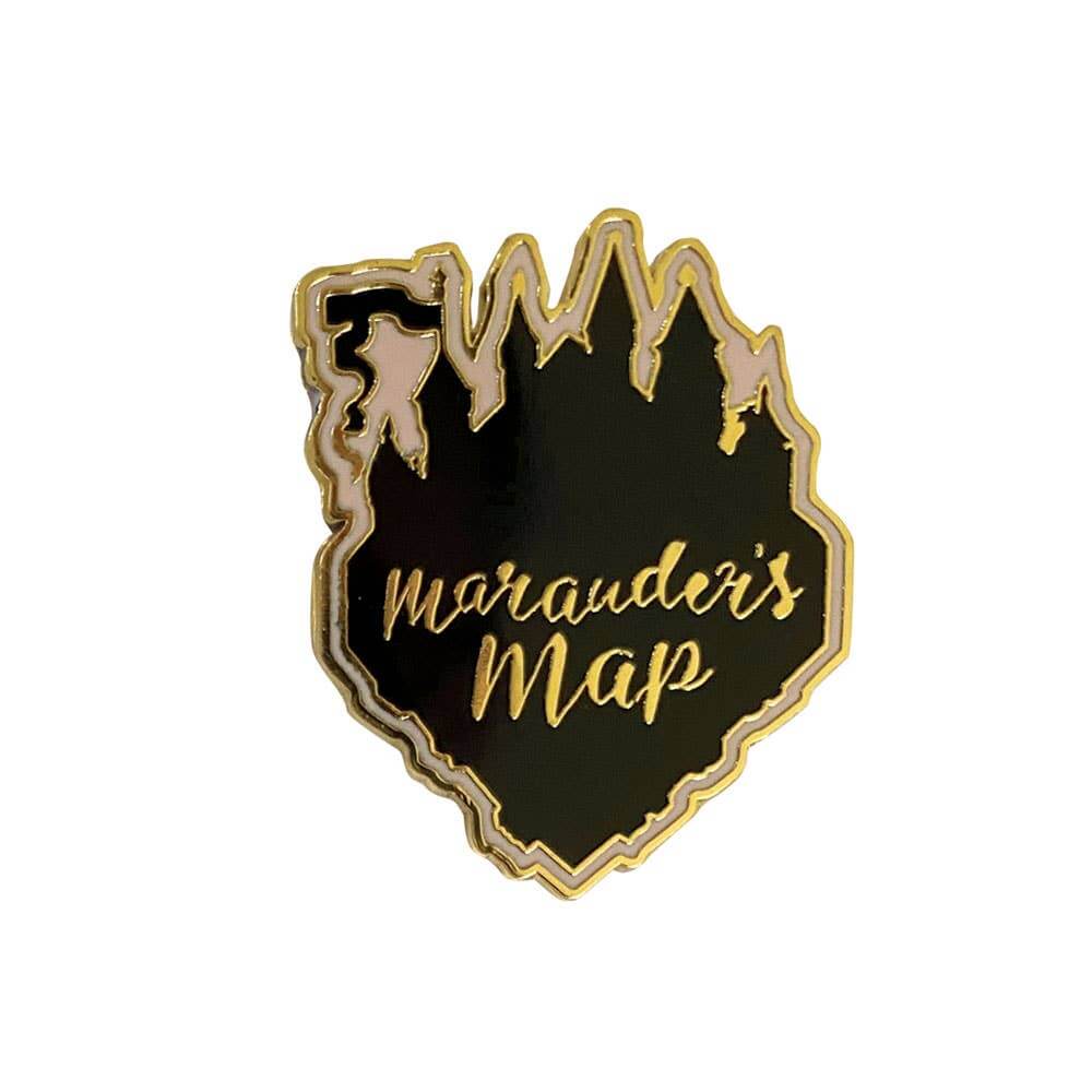 Harry Potter Marauders Map Enamel Pin - Olleke Wizarding Shop Amsterdam Brugge London