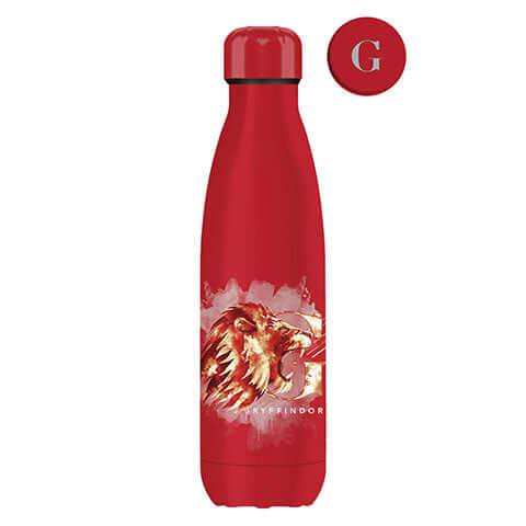 Harry Potter Metal Water Bottle - Gryffindor - Olleke Wizarding Shop Amsterdam Brugge London