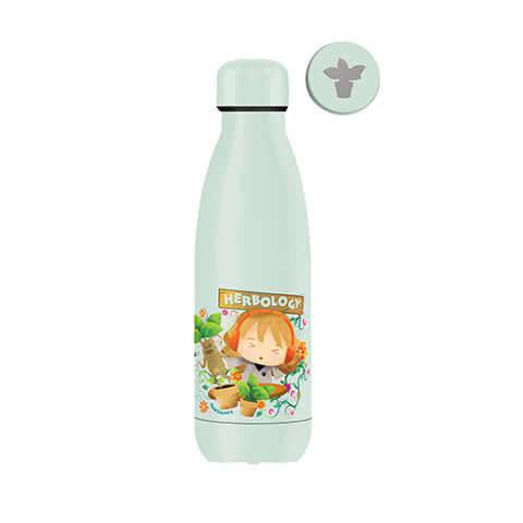 Harry Potter Metal Water Bottle - Hermione and Mandrake - Olleke Wizarding Shop Amsterdam Brugge London