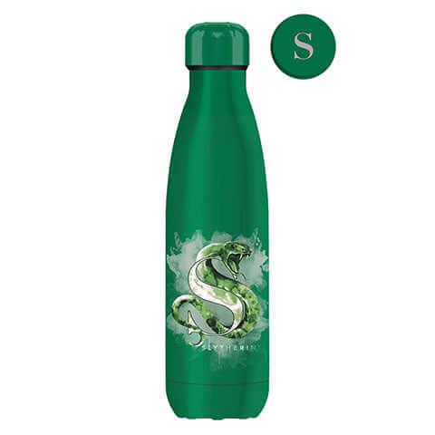 Harry Potter Metal Water Bottle - Slytherin - Olleke Wizarding Shop Amsterdam Brugge London