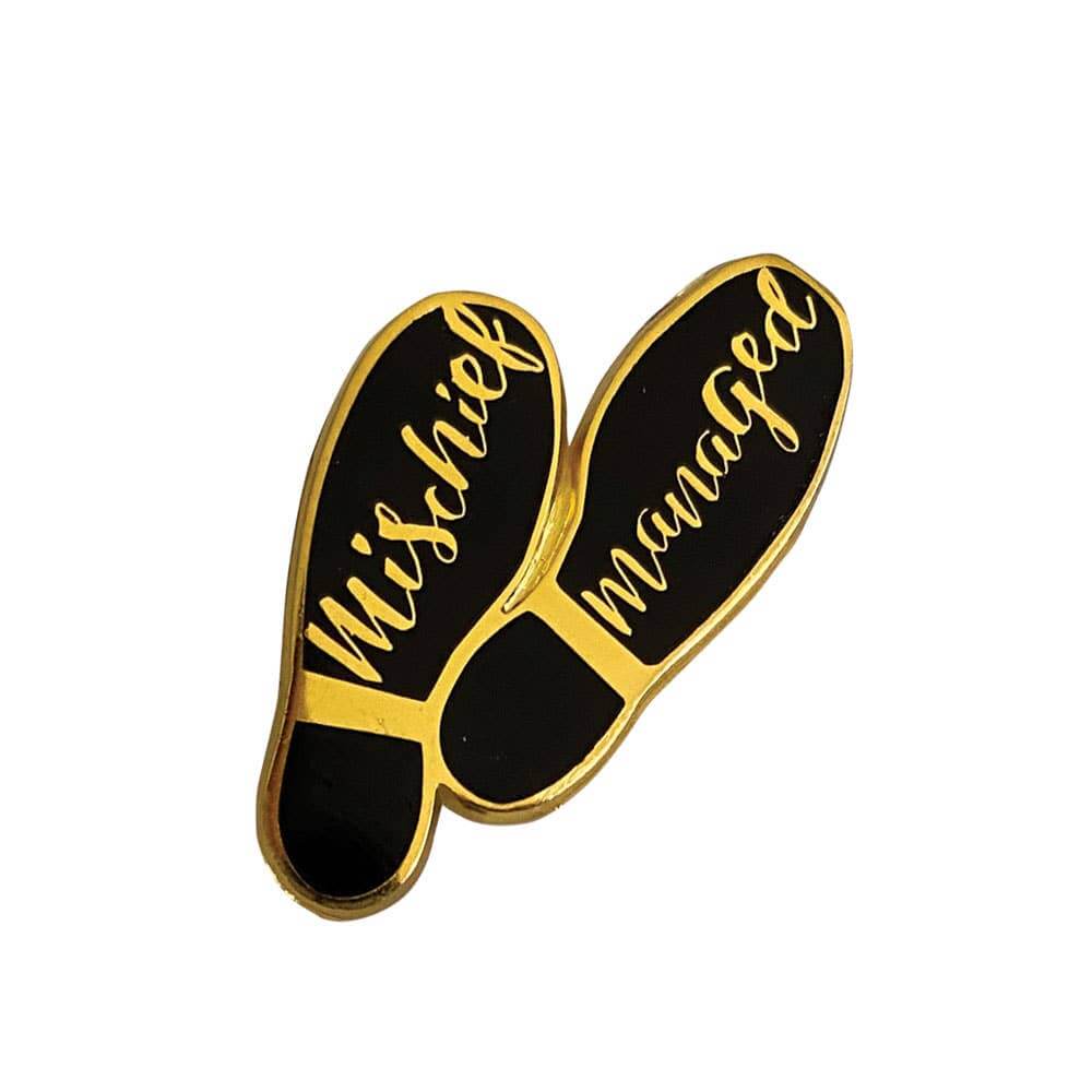 Harry Potter Mischief Managed Enamel Pin - Olleke Wizarding Shop Amsterdam Brugge London