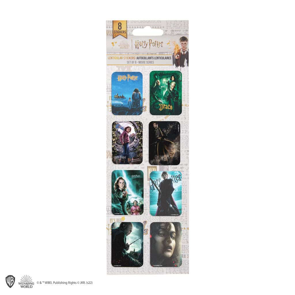 Harry Potter Movies Posters 3D Lenticular Stickers - Olleke Wizarding Shop Amsterdam Brugge London