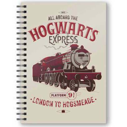 Harry Potter Notebook All Aboard The Hogwarts Express - Olleke Wizarding Shop Amsterdam Brugge London