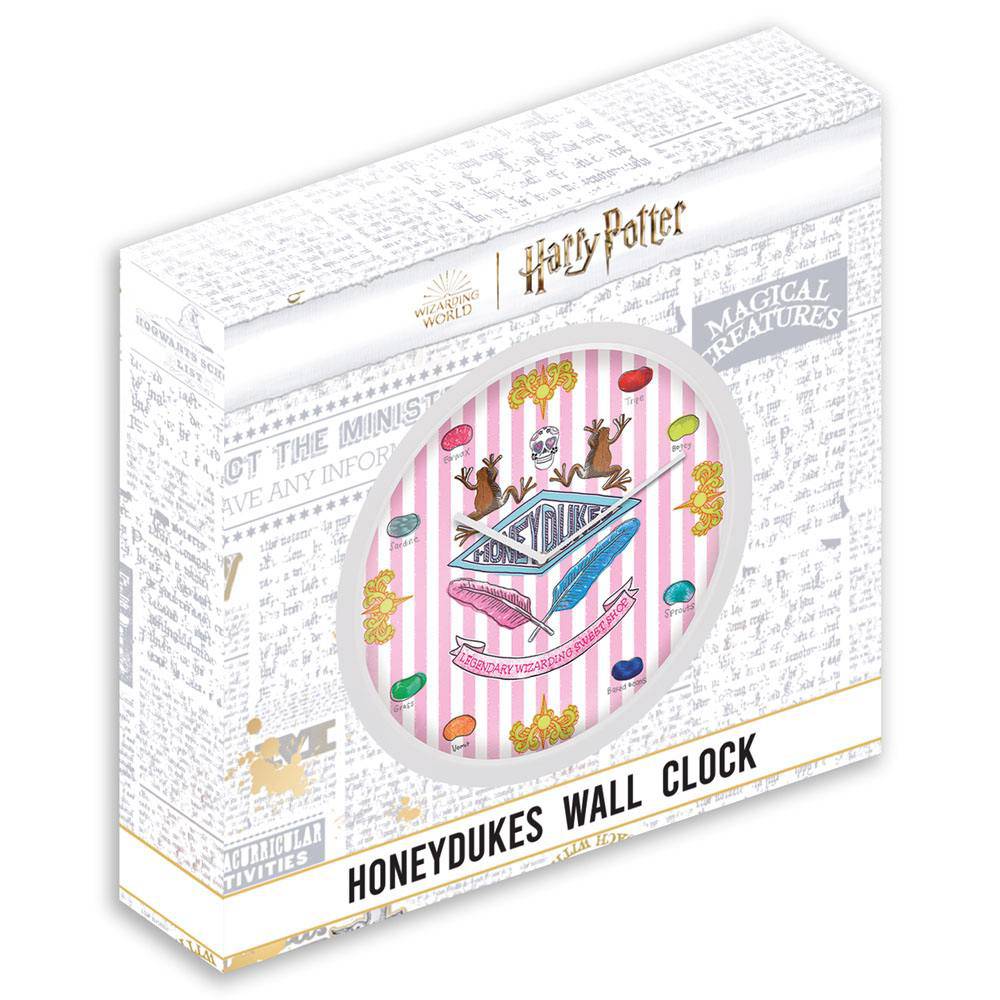 Harry Potter Wall Clock Honey Dukes - Olleke Wizarding Shop Amsterdam Brugge London