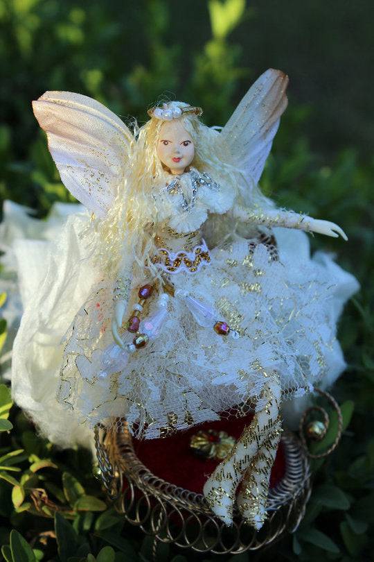 Fairy White Gown Princess - Olleke Wizarding Shop Amsterdam Brugge London