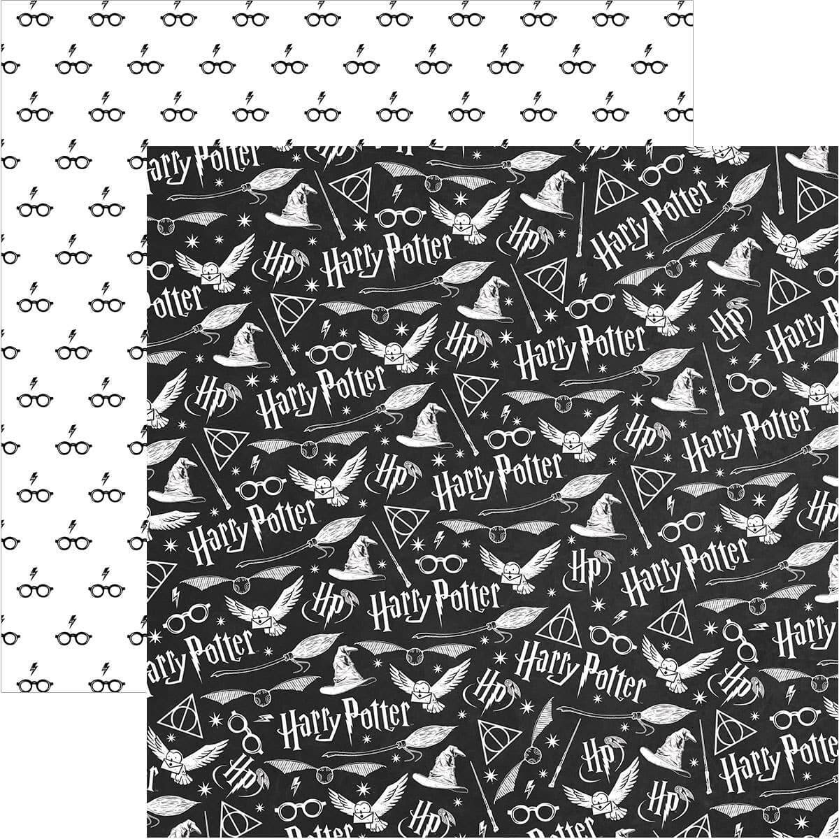 Harry Potter Pattern Double Sided Embellished Paper - Olleke Wizarding Shop Amsterdam Brugge London