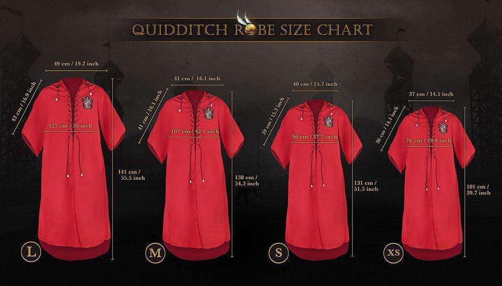 Harry Potter Personalized Gryffindor Quidditch Robe - Olleke Wizarding Shop Amsterdam Brugge London