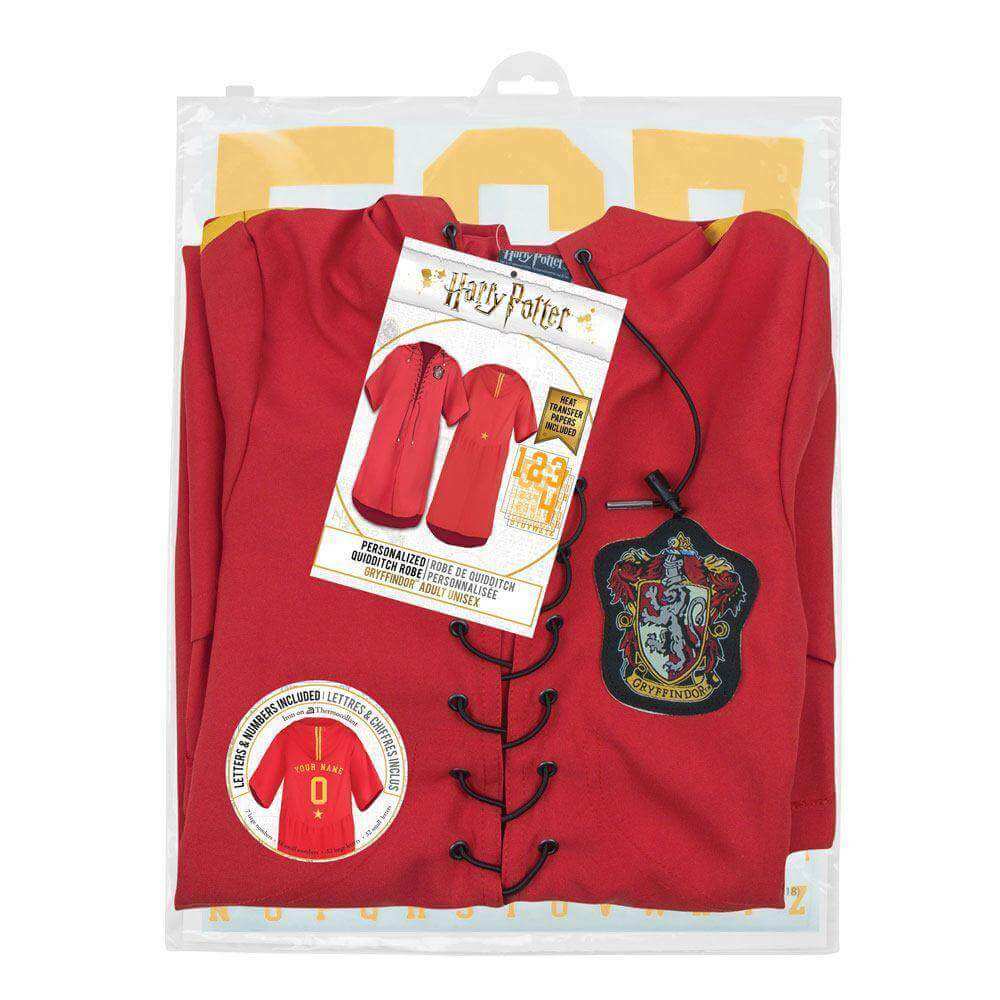 Harry Potter Personalized Gryffindor Quidditch Robe - Olleke Wizarding Shop Amsterdam Brugge London