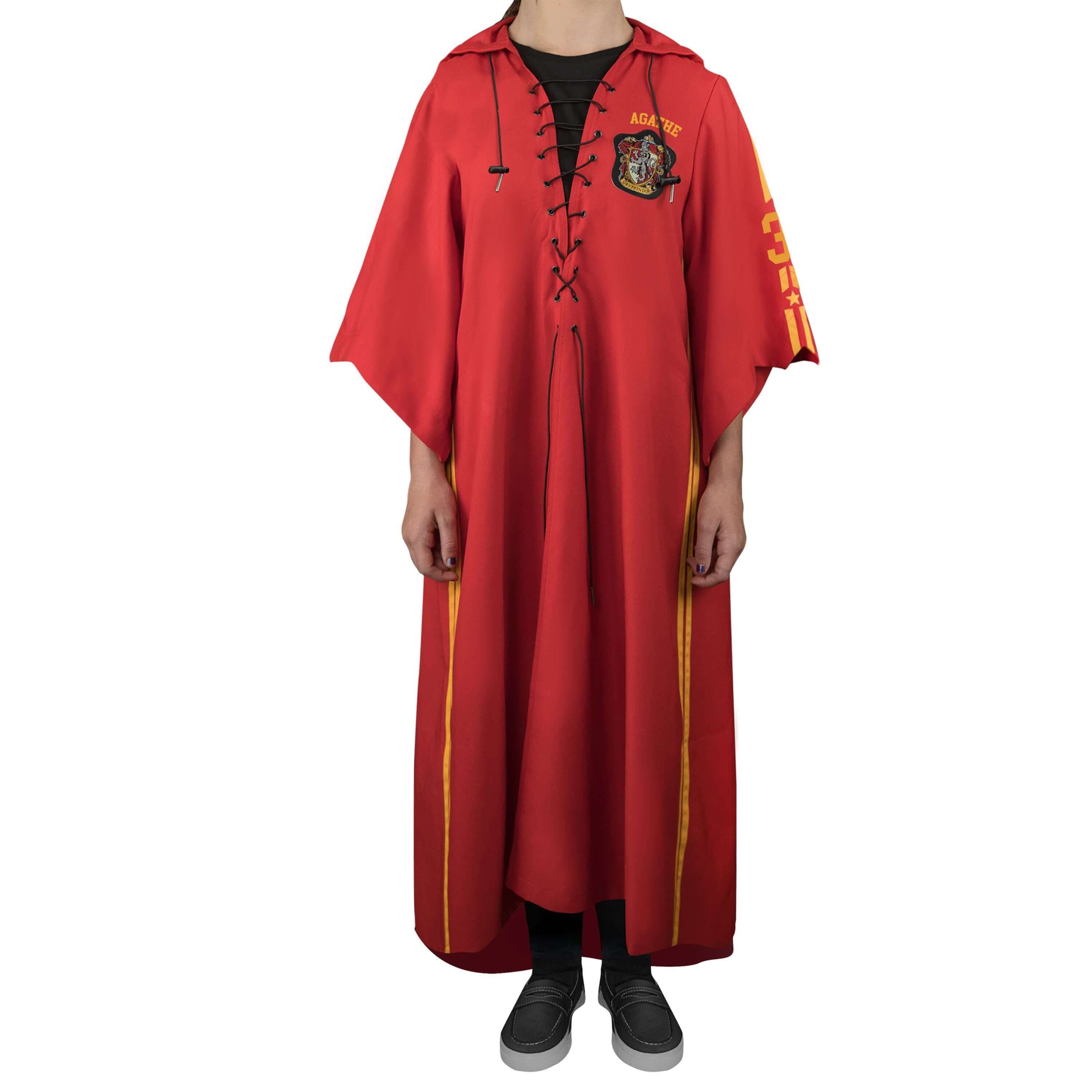 Harry Potter Personalized Gryffindor Quidditch Robe - Olleke Wizarding Shop Amsterdam Brugge London