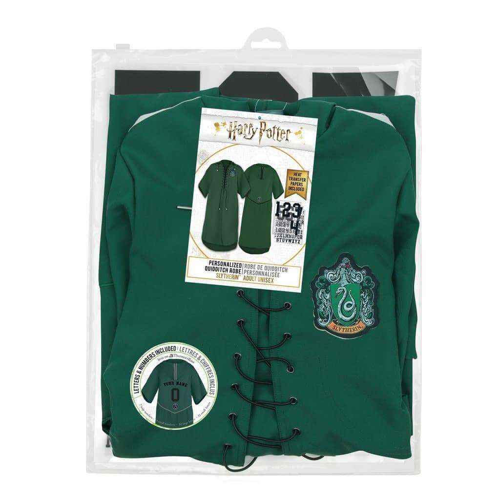 Harry Potter Personalized Slytherin Quidditch Kids Robe - Olleke Wizarding Shop Amsterdam Brugge London