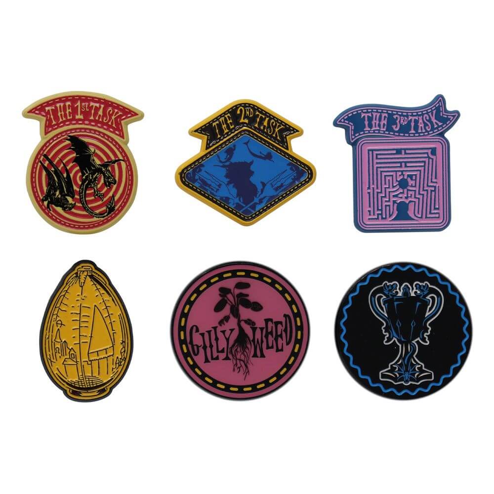 Harry Potter Pin Badge 6-Pack Triwizard Tournament Limited Edition - Olleke Wizarding Shop Amsterdam Brugge London