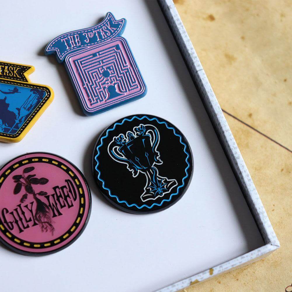 Harry Potter Pin Badge 6-Pack Triwizard Tournament Limited Edition - Olleke Wizarding Shop Amsterdam Brugge London