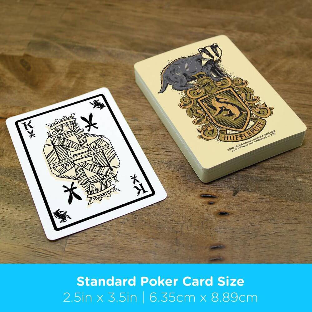 Harry Potter Playing Cards Hufflepuff - Olleke Wizarding Shop Amsterdam Brugge London