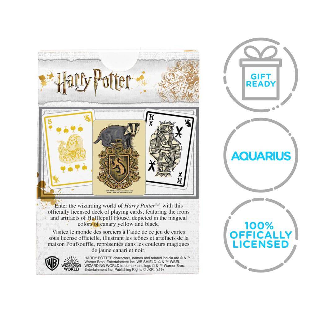 Harry Potter Playing Cards Hufflepuff - Olleke Wizarding Shop Amsterdam Brugge London