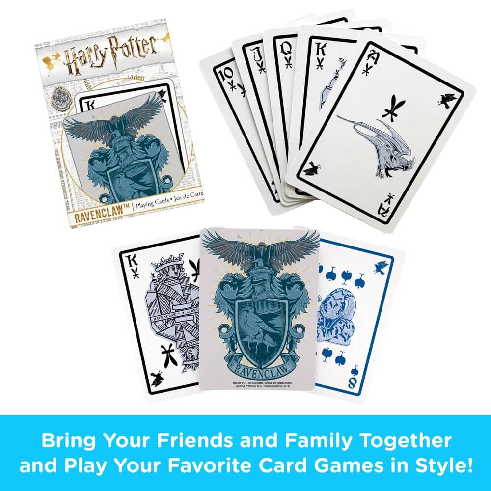 Harry Potter Playing Cards Ravenclaw - Olleke Wizarding Shop Amsterdam Brugge London