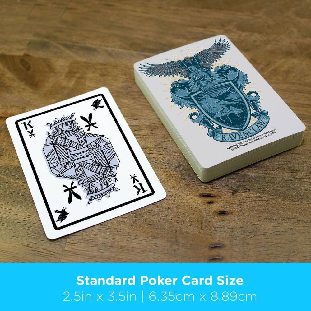 Harry Potter Playing Cards Ravenclaw - Olleke Wizarding Shop Amsterdam Brugge London