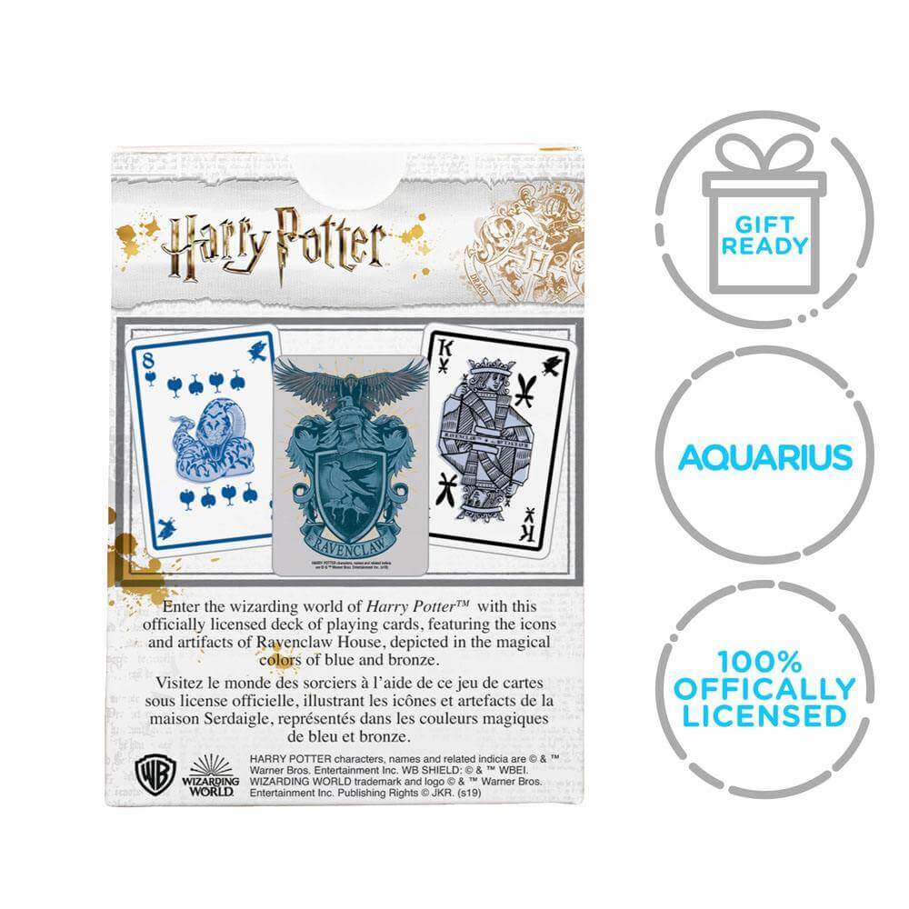 Harry Potter Playing Cards Ravenclaw - Olleke Wizarding Shop Amsterdam Brugge London