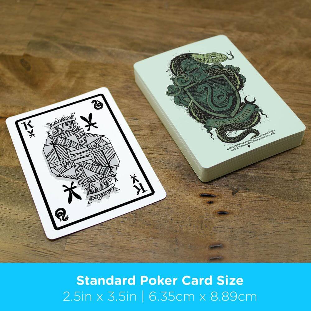 Harry Potter Playing Cards Slytherin - Olleke Wizarding Shop Amsterdam Brugge London