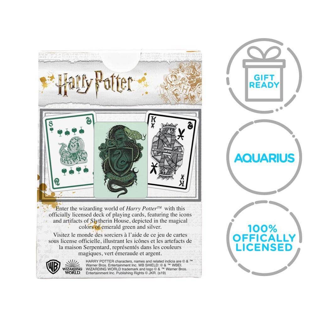 Harry Potter Playing Cards Slytherin - Olleke Wizarding Shop Amsterdam Brugge London