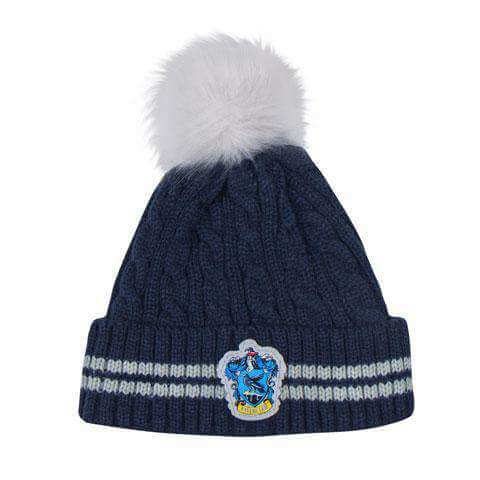 Harry Potter Pompom Beanie Ravenclaw - Olleke Wizarding Shop Amsterdam Brugge London