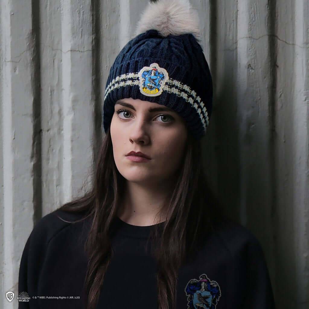 Harry Potter Pompom Beanie Ravenclaw - Olleke Wizarding Shop Amsterdam Brugge London