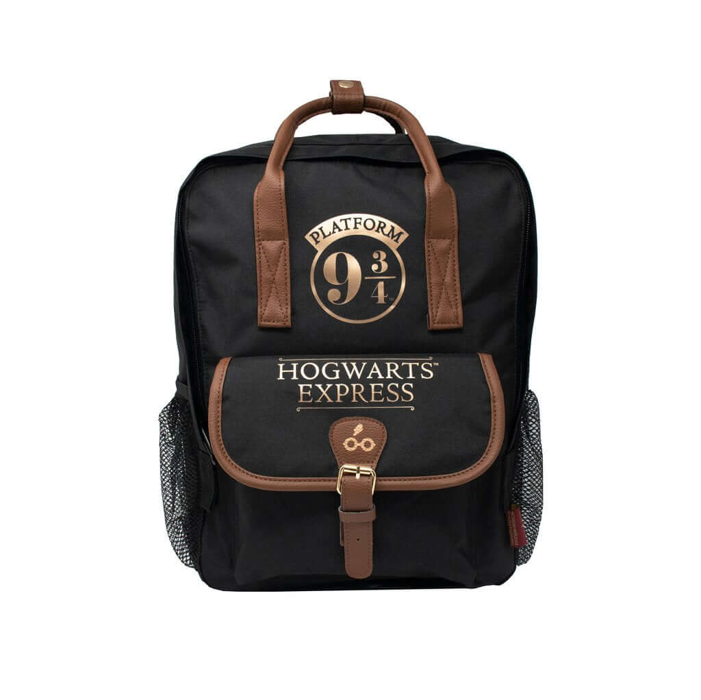 Harry Potter Premium Backpack Black 9 3/4 - Olleke Wizarding Shop Amsterdam Brugge London